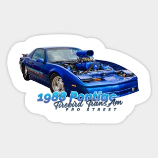 1988 Pontiac Firebird Trans Am Pro Street Sticker